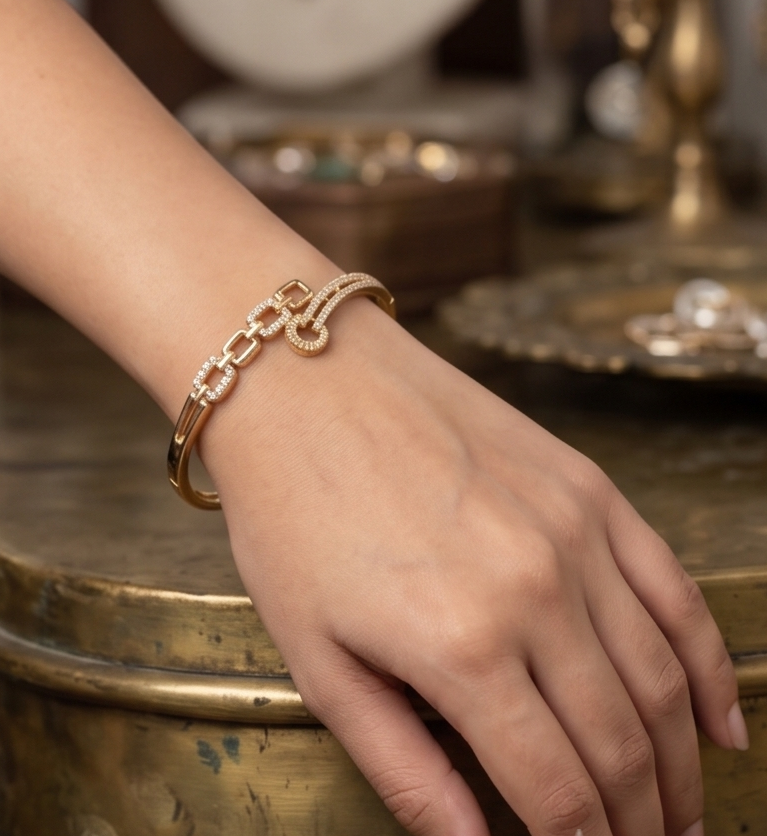 Eternal Grace Diamond‑Linked Bracelet