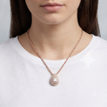 Rose Gold Teardrop Pendant Necklace