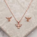 Spirit of Peace Rose Gold Jewelry Set