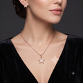 Rose Gold Star Jewelry Set