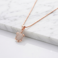Rose Gold Turtle Pendant Necklace